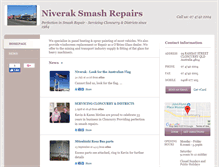 Tablet Screenshot of niveraksmashrepairs.com.au